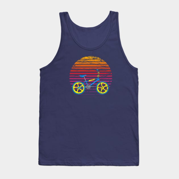 80s BMX Retro T-Shirt Tank Top by 80sretrowave